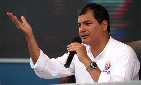 rafael correa Correa: Nunca más haya disparos entre hermanos latinoamericanos